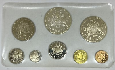 1974 Barbados 8 pc Silver Proof Set ( 1.927oz Total ASW) | eBay