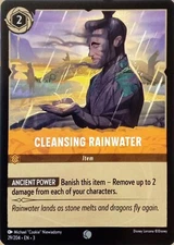 29/204 CLEANSING RAINWATER INTO THE INKLANDS COMMON DISNEY LORCANA CARD