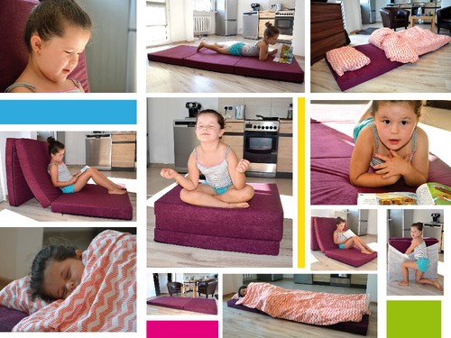Matelas d'appoint pliant lit d'appoint lit d'invité différente taille FORTISLINE - Photo 2/9