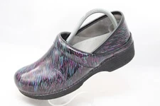 Dansko Women's Size 39 US 8.5-9 Marbled Patent Leather Nursing Clog