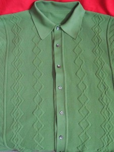 nylon sleeve short textured 60s lon ban lime stretch xl mens shirt