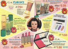 Vintage 1977 COTY COSMETICS LIPSTICK MUGUET PERFUME ADVERTISING MAILER S4