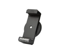 FREAKMOUNT Billet Adjustable Motorcycle Magnetic Cell Phone Holder- BLACK