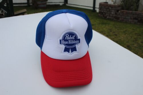 Ball Cap Hat - Pabst Blue Ribbon - Beer Retro style (H1822) - Foto 1 di 1