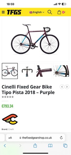 Cinelli Tipo Pista - Single Speed - Size S  - Picture 15 of 15