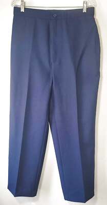 Vntg! 1970's BEND OVER LEVI STAUSS Size 12 Women's Blue Pants Super High Waist!