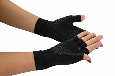 Pro11 Wellbeing Copper Arthritis Handschuhe mit zusätzlicher Anti-Rutsch-Grifftechnologie