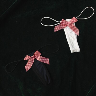 Damen Sexy Dünner Gürtel T Rücken Bikini G String Höschen Niedrige Taille Sl