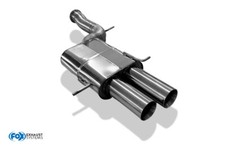 FOX Sportauspuff 90mm Komplettanlage auf 76mm Downpipe Audi RS4 B5 2.7l 2x90mm