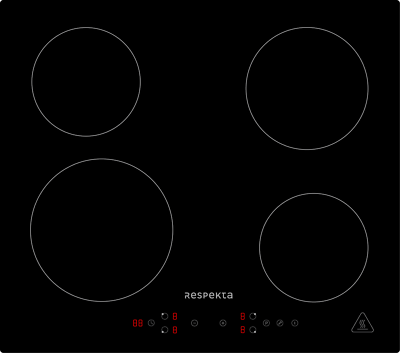 Piano Di Cottura Induzione Autark 4 Zone IN Vetroceramica 60 CM