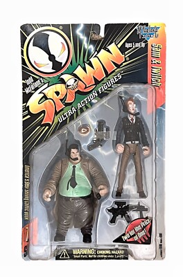 NEW SPAWN Series 7 Sign 1996 Todd McFarlane Toys Sam & Twitch