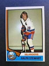 1974-75 O-Pee-Chee Hockey Ralph Stewart New York Islanders Rookie Card #158