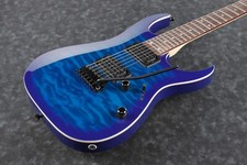 Guitarra Eléctrica Ibanez GRGA120QA RGA Serie Gio Trans Blue Burst con Configuración Gratuita