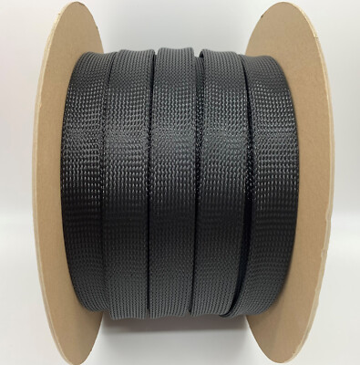 5/8'' Techflex Flexo PTN0.63, Braided Expandable Sleeving PET 10ft, 25ft, 50ft