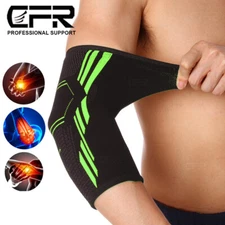 Copper Elbow Brace Compression Support Sleeve Arthritis Tendon Joint Pain Wrap