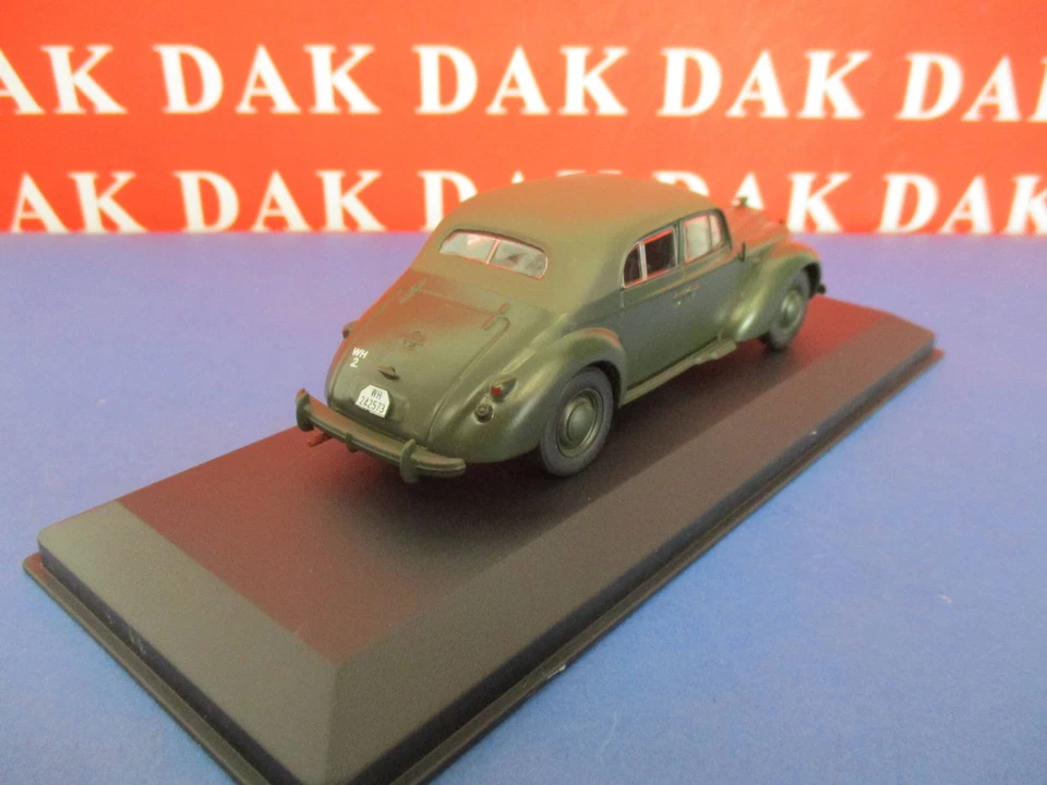 Die cast 1/43 Modellino Auto Opel Admiral Cabrio Heeresgruppe Nord Latvia 1941 - Immagine 3 di 4