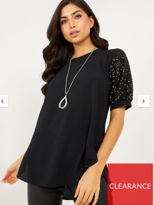 quiz sequin tops