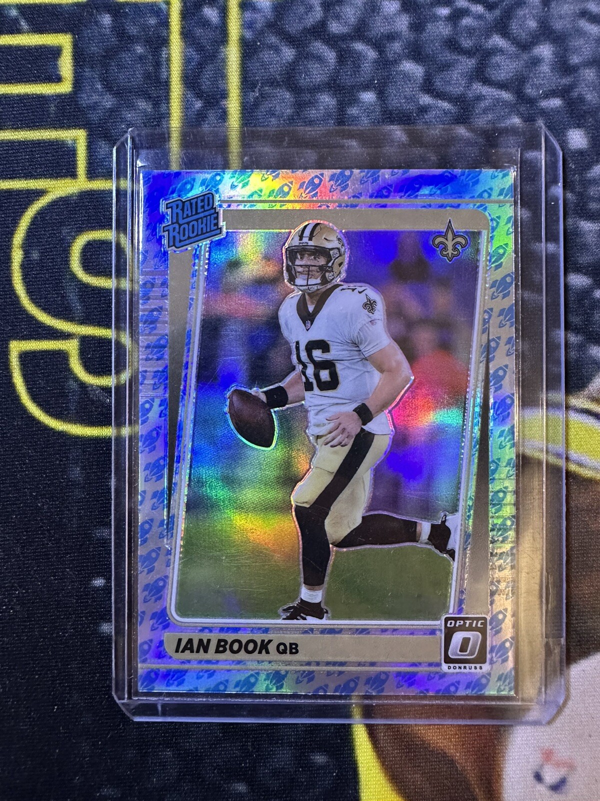 2021 Donruss Optic Ian Book Rocket Prizm Rookie RC SP #227 Saints