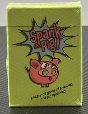 Spank The Pig Hilarious & Fun Family Card Game for Kids Teens & Adults