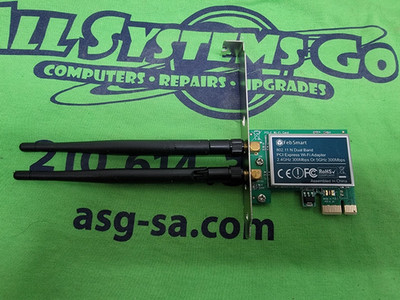 FebSmart Dual-Band N600 PCIe Wi-Fi Adapter P/N: FS-N600