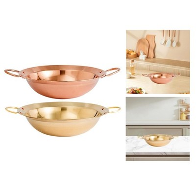 Stock Pot Brass Hot Pot Saucepan Seafood Troop Pot Cookware Dry Pot Instant