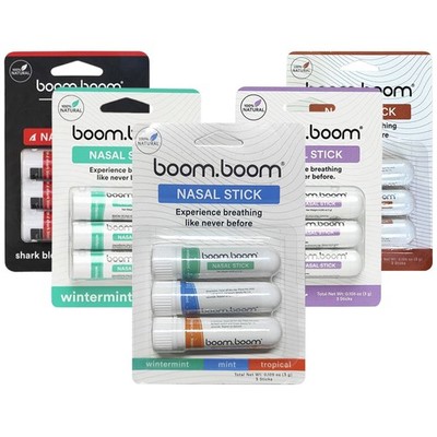 3er Pack Nasal Stick Verbessert die Atmung+Boost Focus | Breathe Vapor Neu