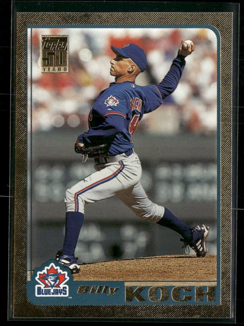 2001 Topps #217 Billy Koch Gold #/2001