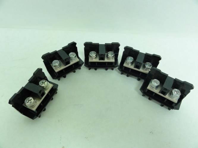 184421 New-No Box; Idec BN75W Lot-5 Terminal Blocks; 600V; 75A