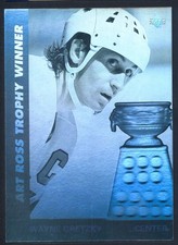 1991-92 Upper Deck Hockey Award Hologram #AW1 Wayne Gretzky Art Ross Trophy