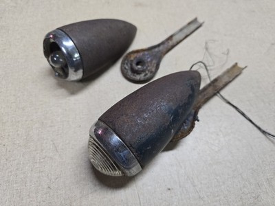 1940 Chevy Parklamp ASSEMBLIES Original GM Guide pair Master Special Deluxe 85
