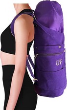 UP GREAT Yoga Rucksack Yogatasche groß XL für Matte Yoga-Zubehör Tasche Lila