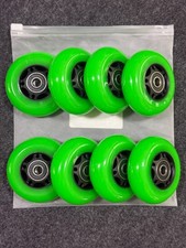 WHEELCOME 70mm Inline Skate Wheels 8-Pack Gre...