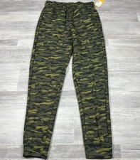 Carhartt Fleece Camo Sweatpants Boys Size Large 14-16 Logo Print Joggers NWT