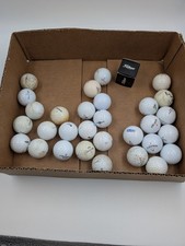Lot of 31 Used golf balls different brands Callaway, Pinnacle, Nike, Etc.