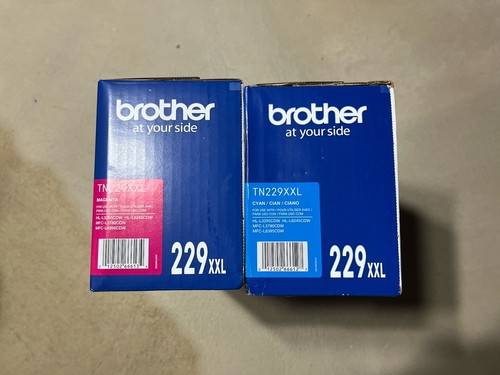 Genuine Brother TN229XXL Cyan Magenta Super High Yield OEM Toner 2-Pack - 第 4/6 張圖片