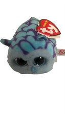 Ty Teenie Beanies Blue Plush Toy with Glitter Eyes for Ages 3-7 Years