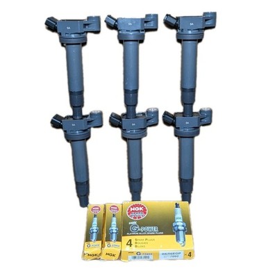 UF267 Ignition Coil 6 Pack & NGK Spark Plug Replacement Toyota Lexus 00-06 SET 6