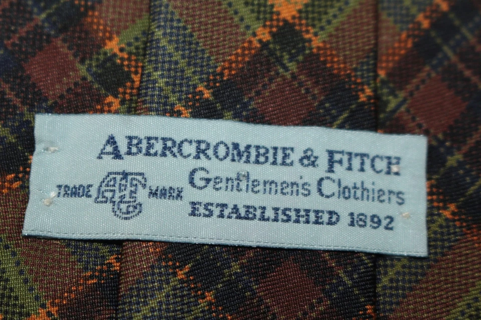 Шелковый галстук ABERCROMBIE & FITCH F84627 - Изображение 4 из 4