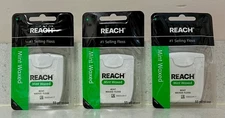 Johnson & Johnson REACH Dental Floss Mint  Waxed Floss 55 Yards  Each 3 PACK