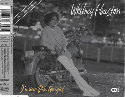 WHITNEY HOUSTON - I'm your baby tonight (REMIXES) CD MAXI SINGLE 3TR House 1990