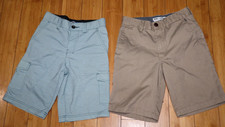 Two Boys Shorts Tony Hawk Cargo Shorts Size 8 Billabong Khaki Shorts Size 24