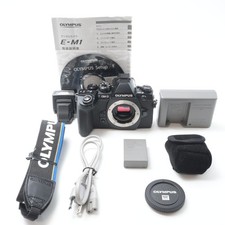 Olympus OM-D E-M1 Digital Camera Black Body Shuttercount 18453 Mint  5853