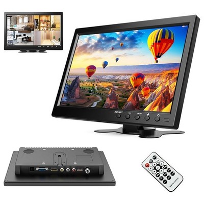 Auto Monitor HD Mini TV Computer LCD CCTV mit HDMI BNC AV VGA 10.1Zoll DE
