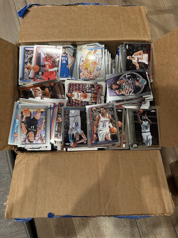 Huge MODERN BASKETBALL Card Bulk Lot TOPPS Chrome/ WNBA / Prizm / Etc. - 14.3 Lb