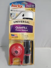 Korky QuietFILL Toilet Fill Valve & Premium Flapper PART # 818