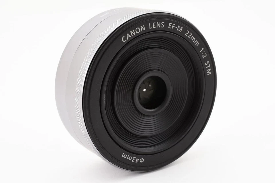 [Top Mint] Canon EF-M 22mm f/2 STM Black Wide Angle Pancake Lens From JAPAN - Image 3 of 4