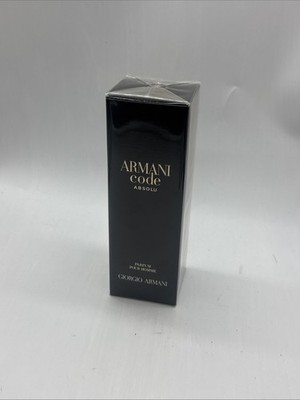 ARMANI CODE ABSOLU PARFUM Pour Homme Georgio Armani 2 fl oz/ 60 ml Sealed Box