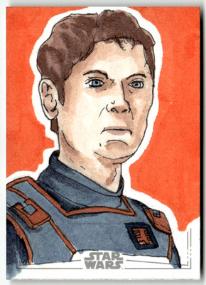 Topps 2025 Star Wars Chrome Hand-Drawn Sketch Card One Of 1/1 Sir Edmond Duke