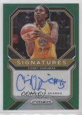 2021 Panini Prizm WNBA Signatures Green Prizm Chiney Ogwumike #SG-COG Auto 2o7