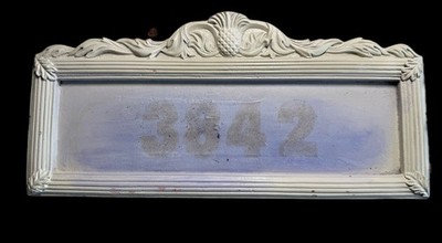 Heavy Ornate Welcoming Pineapple Motif Address Sign DIY Project Hanging/Staked